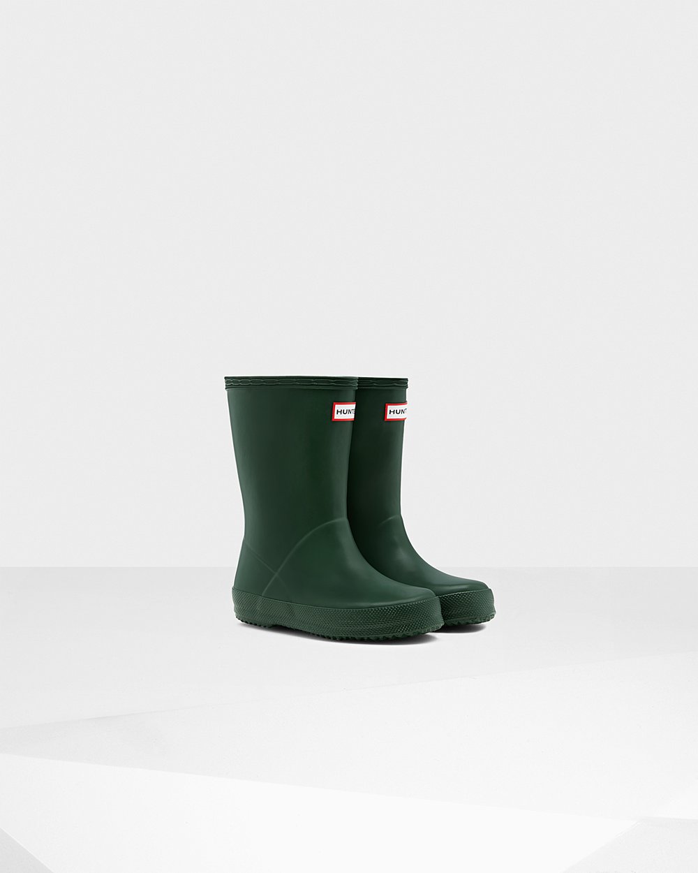 Regenlaarzen Kinderen - Hunter Original First Classic - Groen - 82YJBUWDX